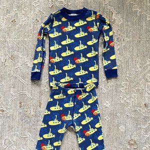 Hanna Andersson Kids Size 5/5T Submarine Pajamas
